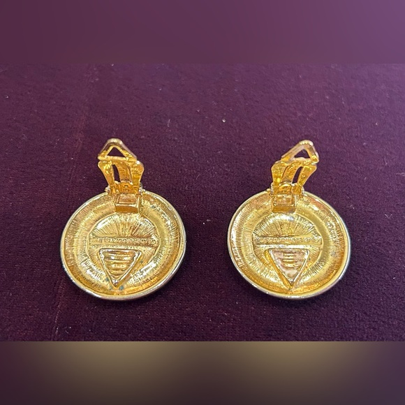 6 Pieces Of Vintage Ear Clips, All Signed - Picture 3 of 8